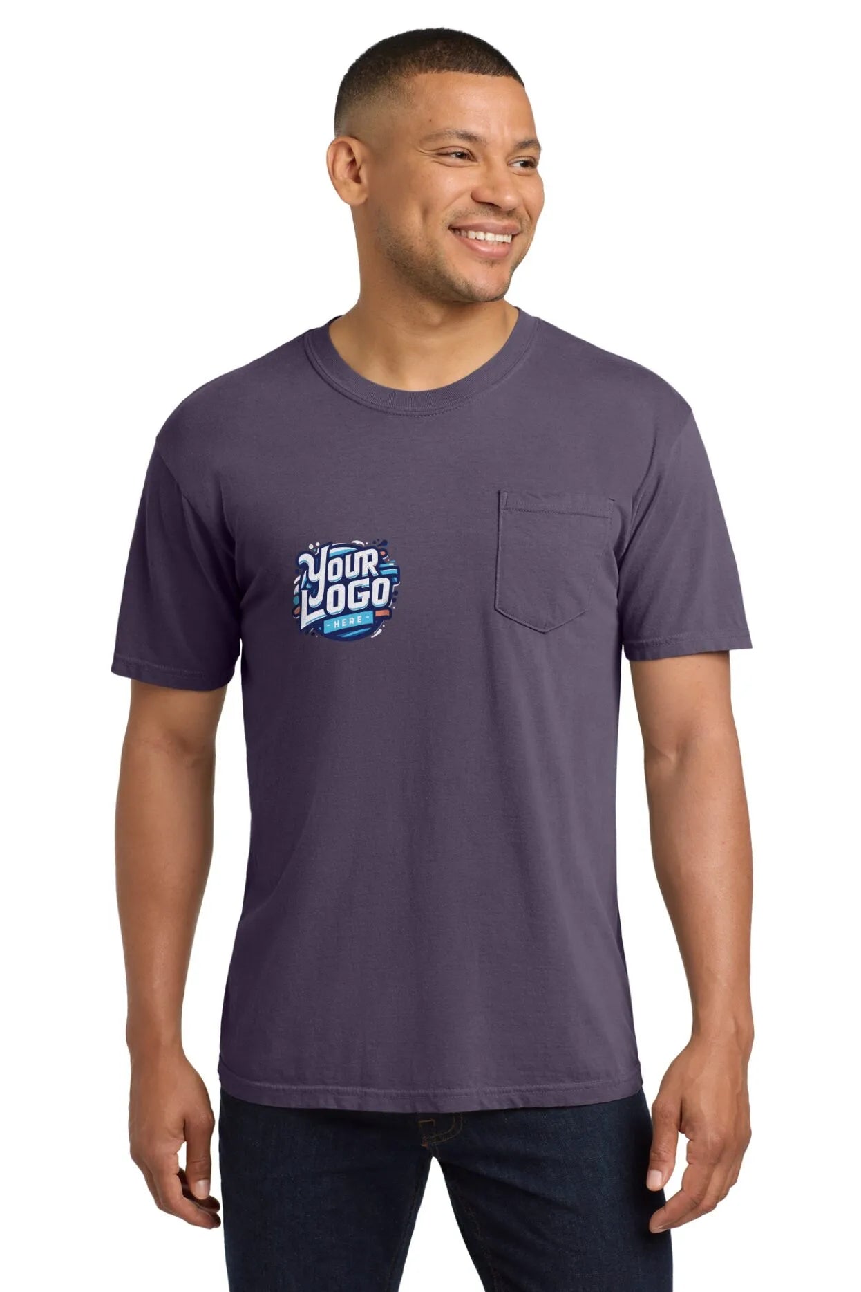 6030 – Comfort Colors – Garment-Dyed Heavyweight Pocket T-Shirt