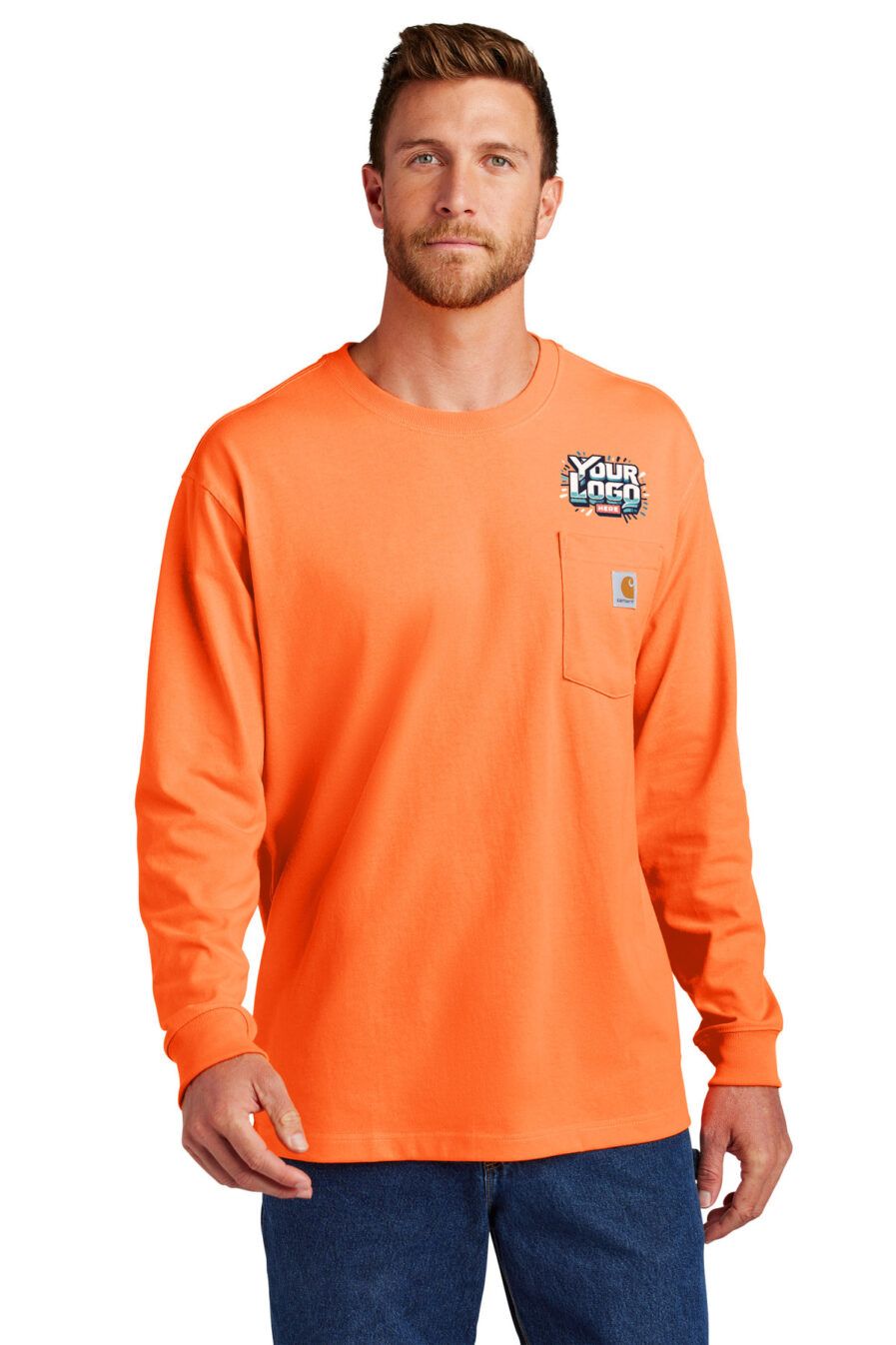 CTK126 – Carhartt Workwear Pocket Long Sleeve T-Shirt