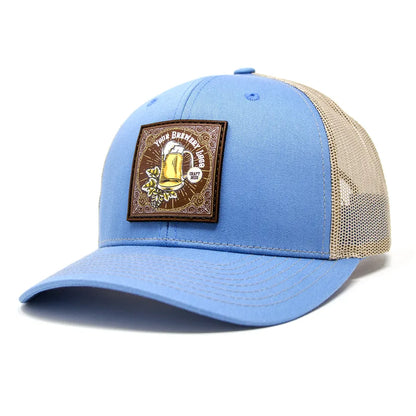 112-CP Richardson Color/Printed Patch Trucker Cap