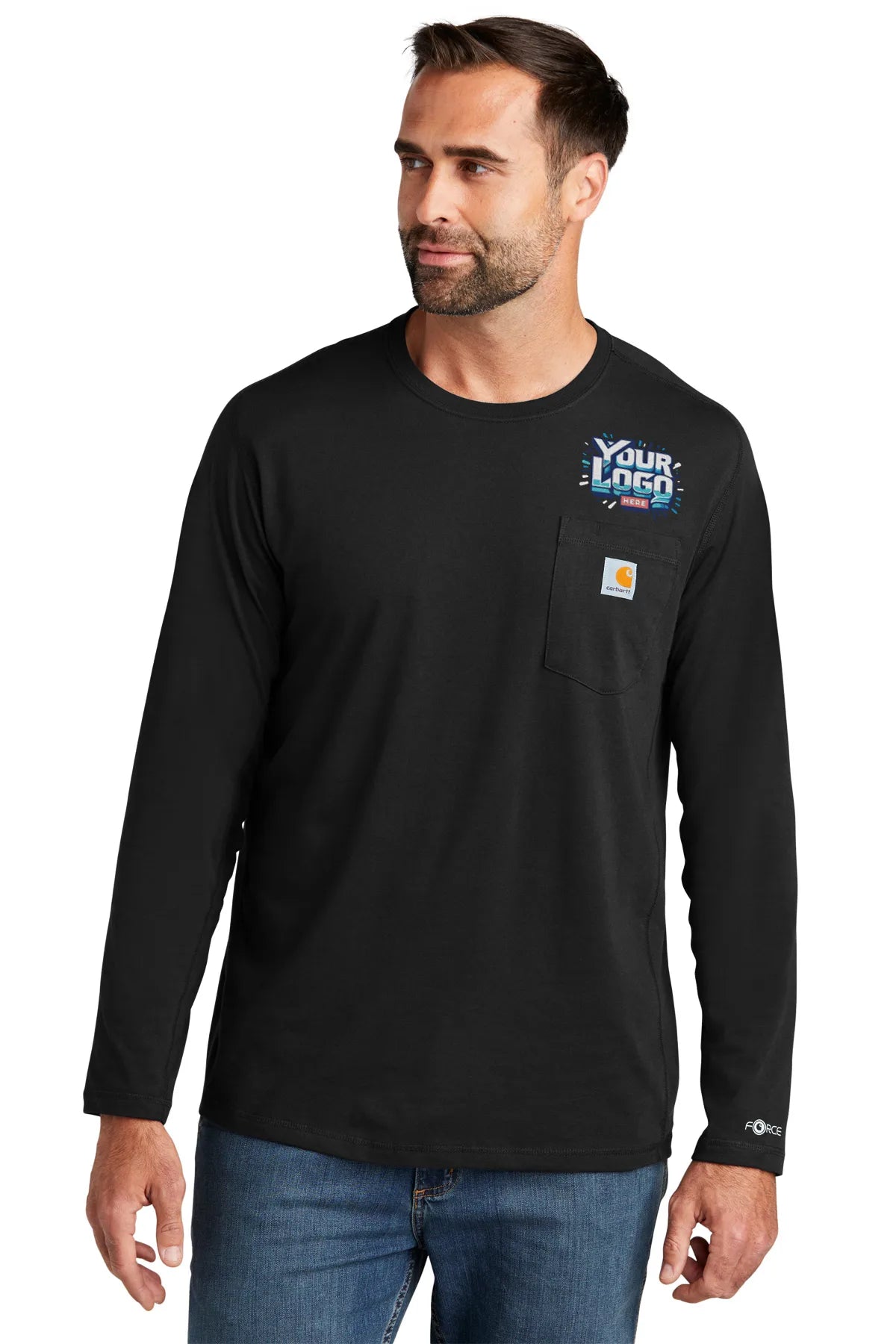 CT106656 – Carhartt Force Long Sleeve Pocket T-Shirt