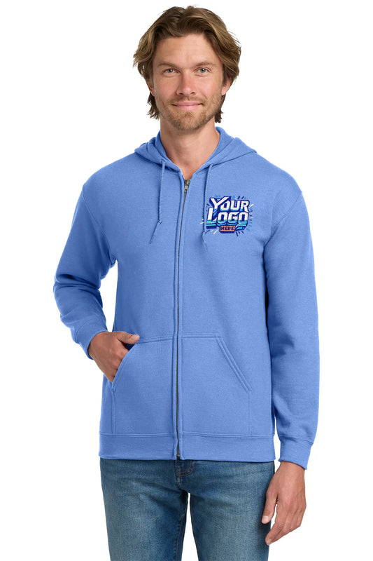 G186 – Gildan Adult Heavy Blend Adult 8 Oz., 50/50 Full-Zip Hood