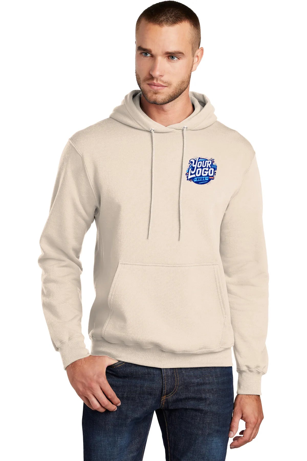 PC78H – Port & Company – Core Fleece Pullover Hooded Sweatshirt