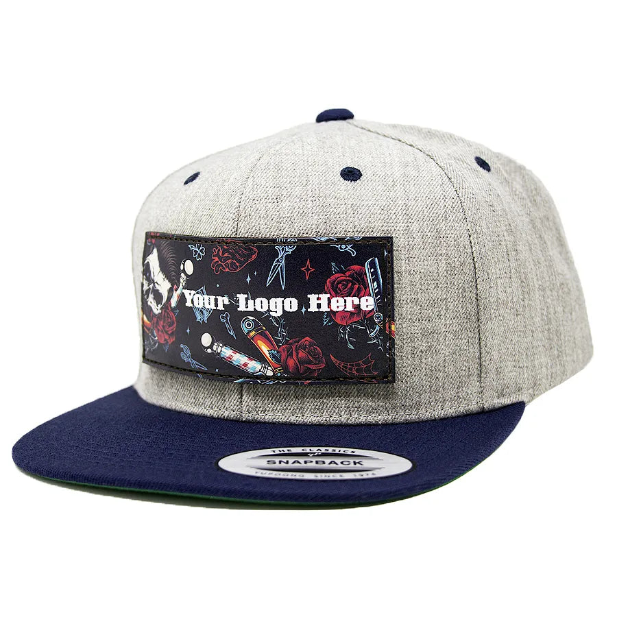 19-CP Yupoong Custom Printed Patch Trucker Cap