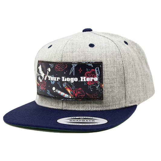 19-CP Yupoong Custom Printed Patch Trucker Cap